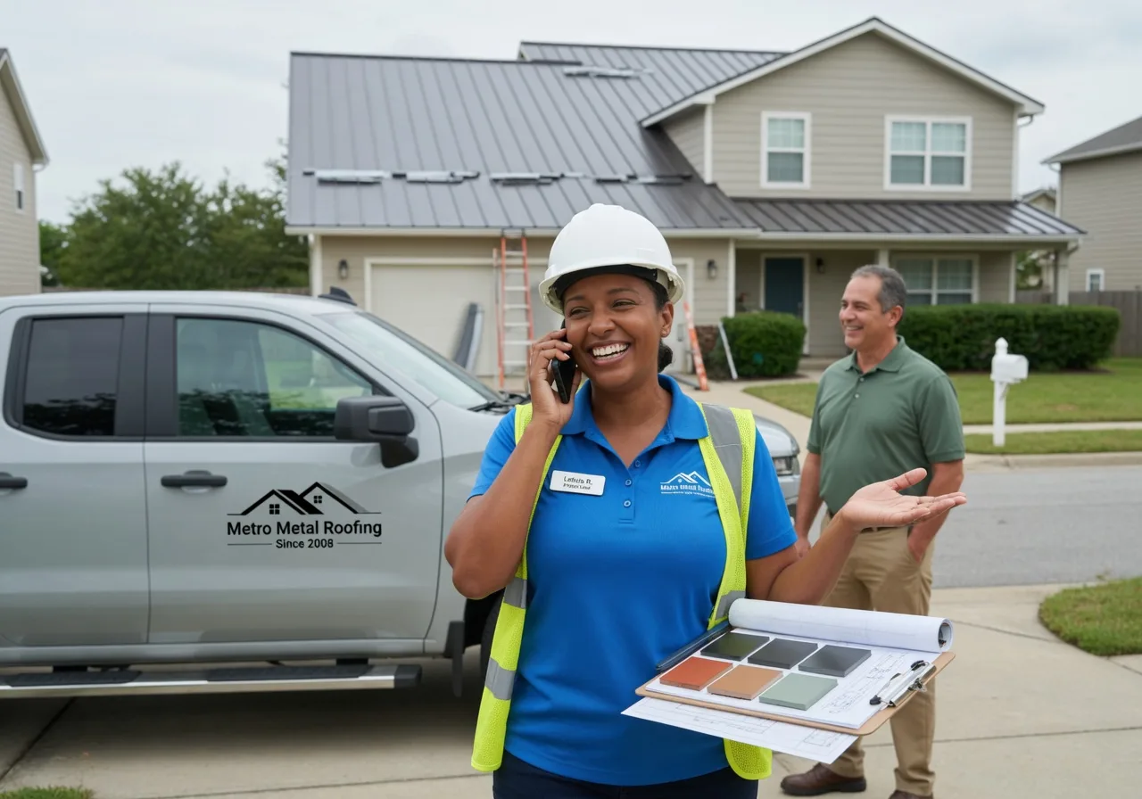 Storm Damage Metal Roof Repair in Bonaparte, IA